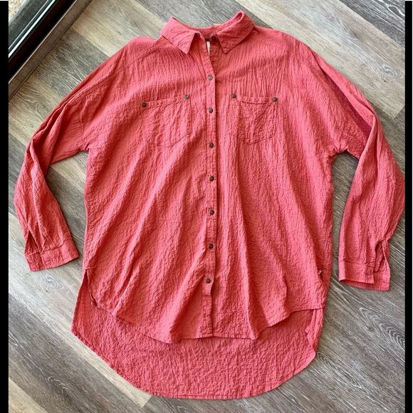 Free People Tops - Free people oversized button up
